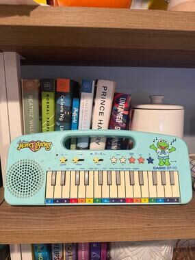 Vintage 1987 Casio EP-10 Muppet Babies Kermit Electronic Keyboard Tested Works